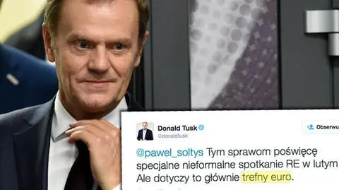 Donald Tusk zrobił błąd na Twitterze