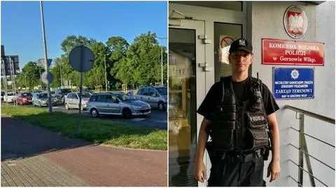 Lubuskie: Pijany kierowca jechał slalomem. Zatrzymał go policjant