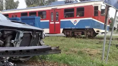 Wjechał pod pociąg