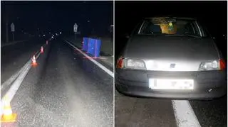21-latek najechał na leżącego na drodze mężczyznę