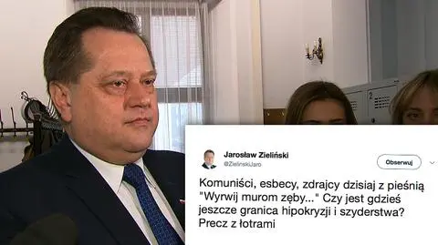 Demonstracja przed Pałacem Prezydenckim