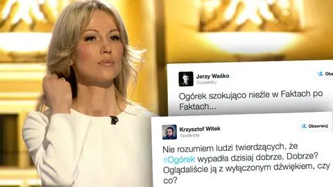 Wystąpienie Magdaleny Ogórek w programie Fakty po Faktach