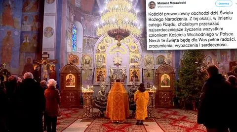 Wigilia w Kościołach wschodnich. Życzenia od premiera