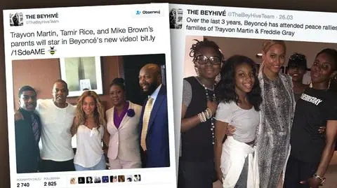 Beyonce zaprosiła do współpracy rodziny czarnoskórych ofiar