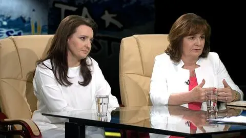 Marzena Okła-Drewnowicz i Małgorzata Zwiercan w Tak Jest