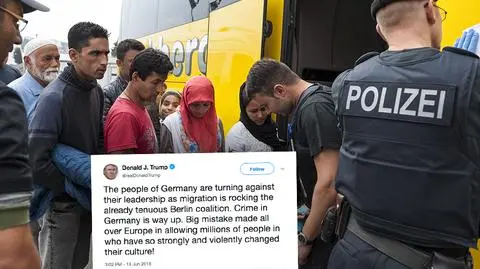 Trump o niemieckiej polityce migracyjnej