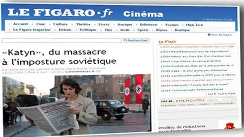 "Le Figaro" chwali "Katyń"