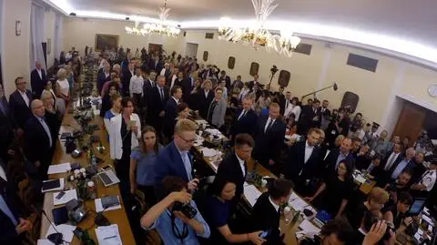 Awantura na obradach komisji w sprawie ustawy o Sądzie Najwyższym