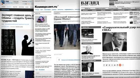 Rosyjskie media o nowych sankcjach USA