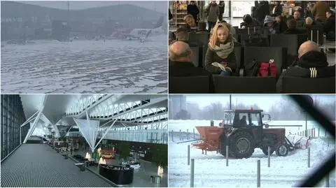 Gdańsk: Wiatr utrudnia pracę gdańskiego lotniska