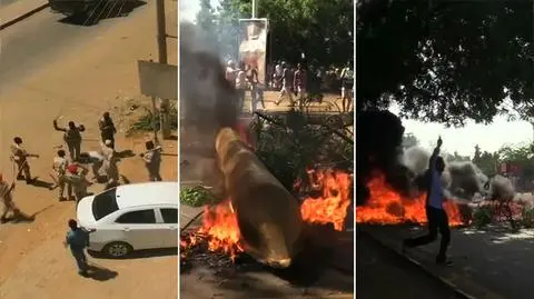 Krwawe starcia w Chartumie