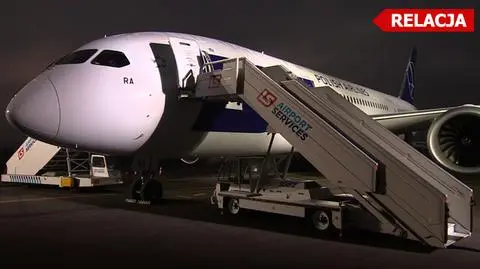 Rano przylot, kilka godzin później oficjalne powitanie