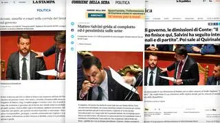 Włoska prasa o kryzysie rządowym w Rzymie 