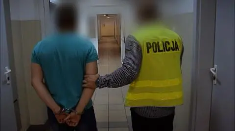 32-latek został zatrzymany przez policję 