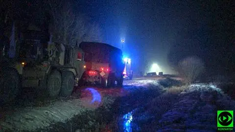Informację o wypadku otrzymaliśmy na Kontakt 24