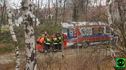 Sobótka, dawna kopalnia magnezytu. Wypadek podczas nurkowania