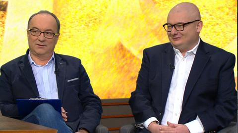 Michał kamiński i Włodzimierz Czarzasty w "Piaskiem po oczach"