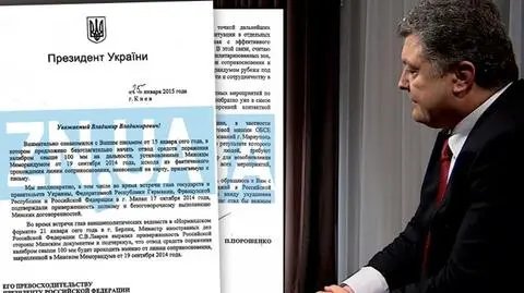Portal zn.ua zdobył kopię listu Poroszenki 