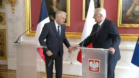 Szef francuskiego MSZ walczy z kablem