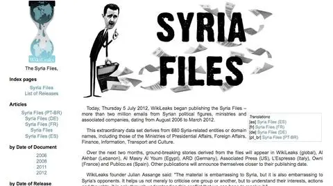 Wikileaks ujawnia 2,4 mln e-maili reżimu Asada. "Żenujące także dla wrogów Syrii"