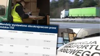 Co trzeci zagraniczny kierowca po kontroli odjechał z mandatem