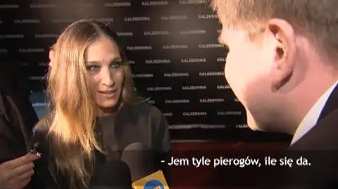 Pierogi, makaron, tatar... Sarah Jessica Parker mówi, że lubi