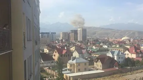 Do eksplozji doszło w południowej części Biszkeku