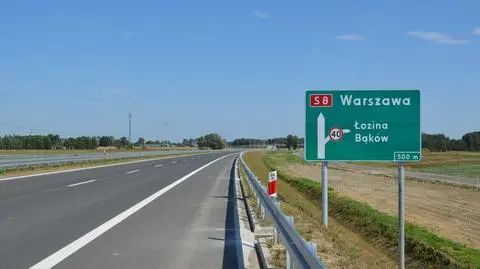 Otwarcie S8 z poślizgiem