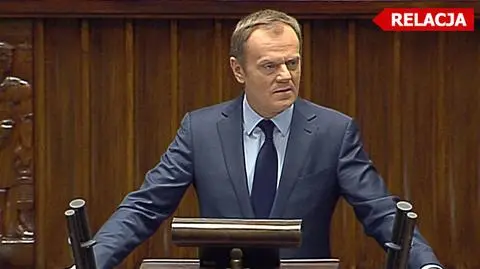 Premier Tusk w Sejmie o sytuacji na Ukrainie 