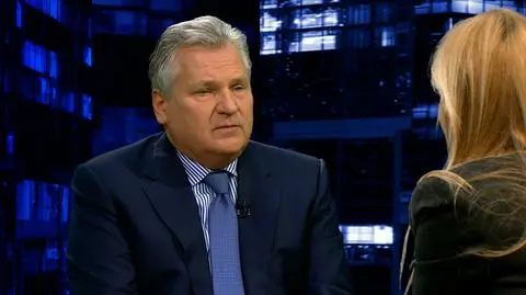 Aleksander Kwaśniewski był gościem "Kropki nad i"