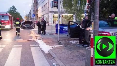 Kierowca i przechodzień zginęli w wypadku