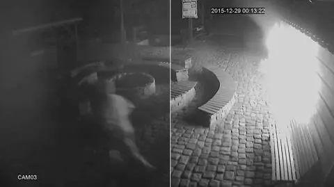 Policja szuka sprawców podpalenia lokalu w Kołobrzegu