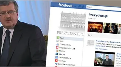 Prezydent składa życzenia "przyjaciołom na Facebooku"