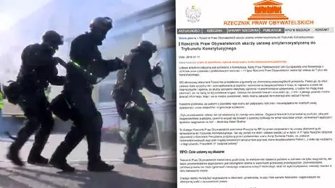 Ustawa antyterrorystyczna wzbudziła zastrzeżenia RPO ("Polska i świat", 10