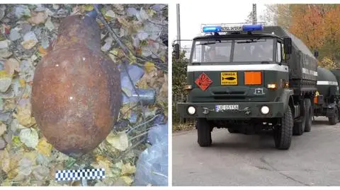 W Piechowicach znaleziono niemiecki pocisk. Został wywieziony na poligon