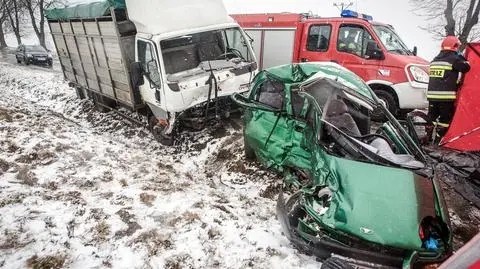 Wypadek w Sokołowie Podlaskim. Nie żyje kobieta, przeżyło dziecko