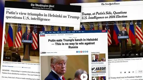 Komentarze amerykańskich mediów po spotkaniu Trump - Putin