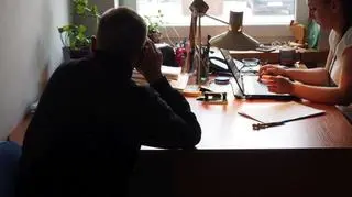 Mężczyzna popłakał się na widok policjantów