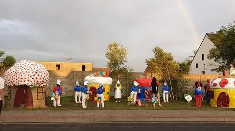 Tak wygląda smerfna wioska 