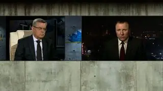 Prof. Tomasz Nałęcz i Jacek Kurski w "Tak jest".