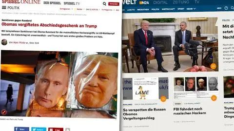 O krokach odwetowych podjętych przez Obamę piszą w piątek m