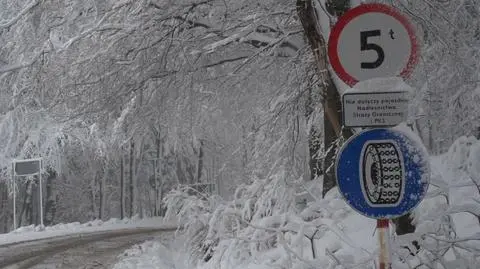 Opady śniegu na Dolnym Śląsku