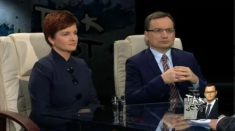 Urszula Augustyn i Zbigniew Ziobro w Tak Jest