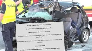 Autem jechały trzy nastolatki 
