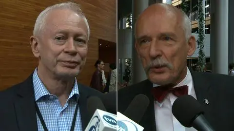 Tak swoje działania tłumaczył Korwin-Mikke (wideo archiwalne z 11