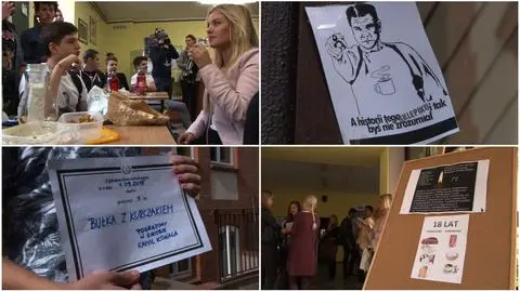 Manifestacja w Gorzowskim LO. Uczniowie nie chcą zakazów picia kawy