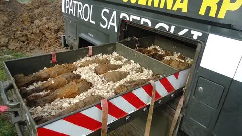 Budowali kanalizację, znaleźli niewybuchy
