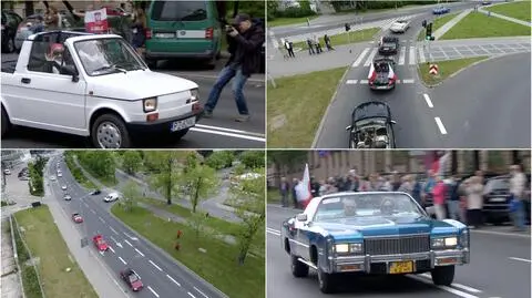 Parada kabrioletów w Poznaniu