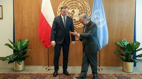 Wcześniej prezydent przemawiał w ONZ ("Polska i świat" z 21.09.2017)