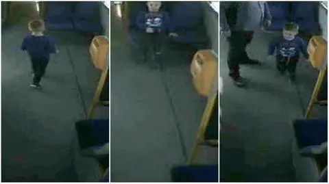 4-latek podróżował sam autobusem